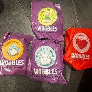 Woobles Galore! So many unopened packs and two opened packs fully in tact